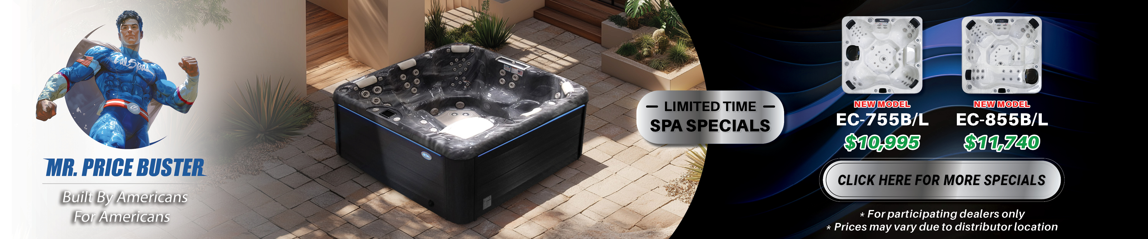 Calspas hot tub being used in a family setting - Oxnard