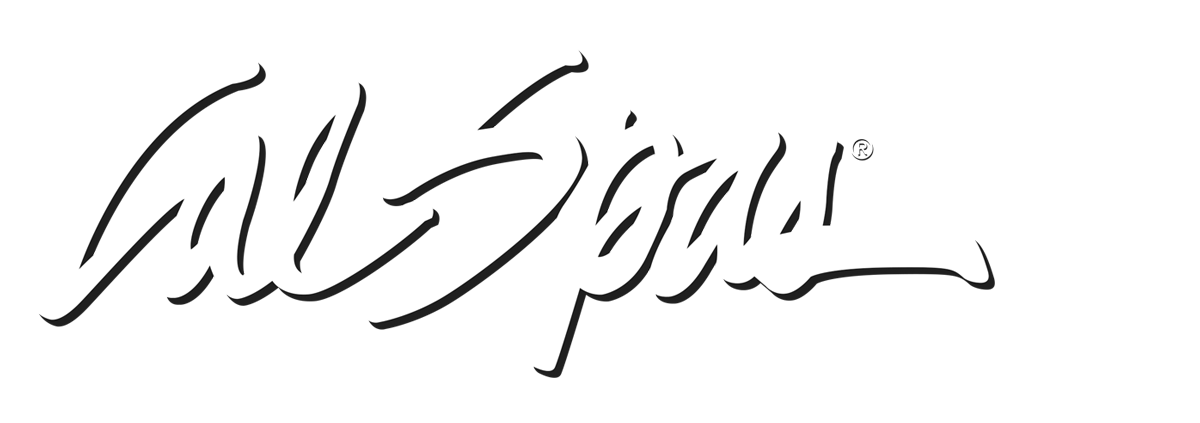 Calspas White logo hot tubs spas for sale Oxnard
