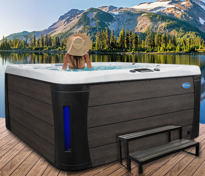 Calspas hot tub being used in a family setting - hot tubs spas for sale Oxnard
